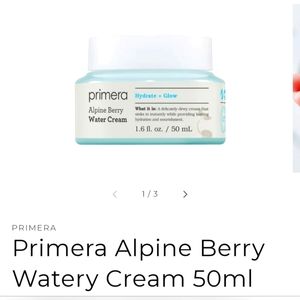 BNIB PRIMERA ALPINE BEERY WATERY CREAM 50ML.